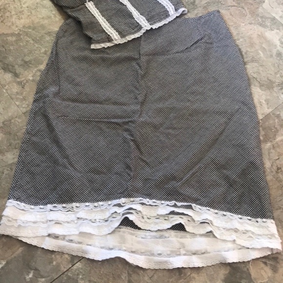vintage two piece matching skirt set - Picture 2 of 3